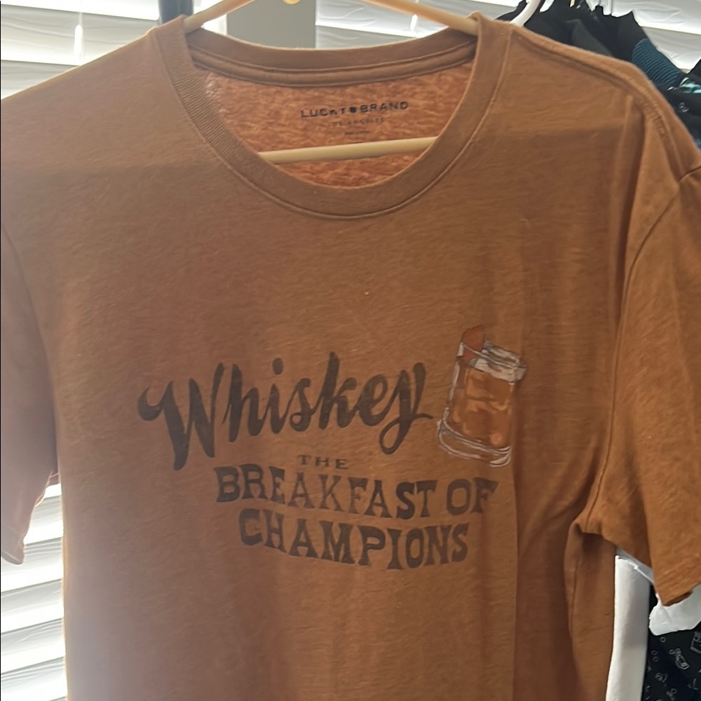 Lucky Brand Men's Brown Graphic T-Shirt
